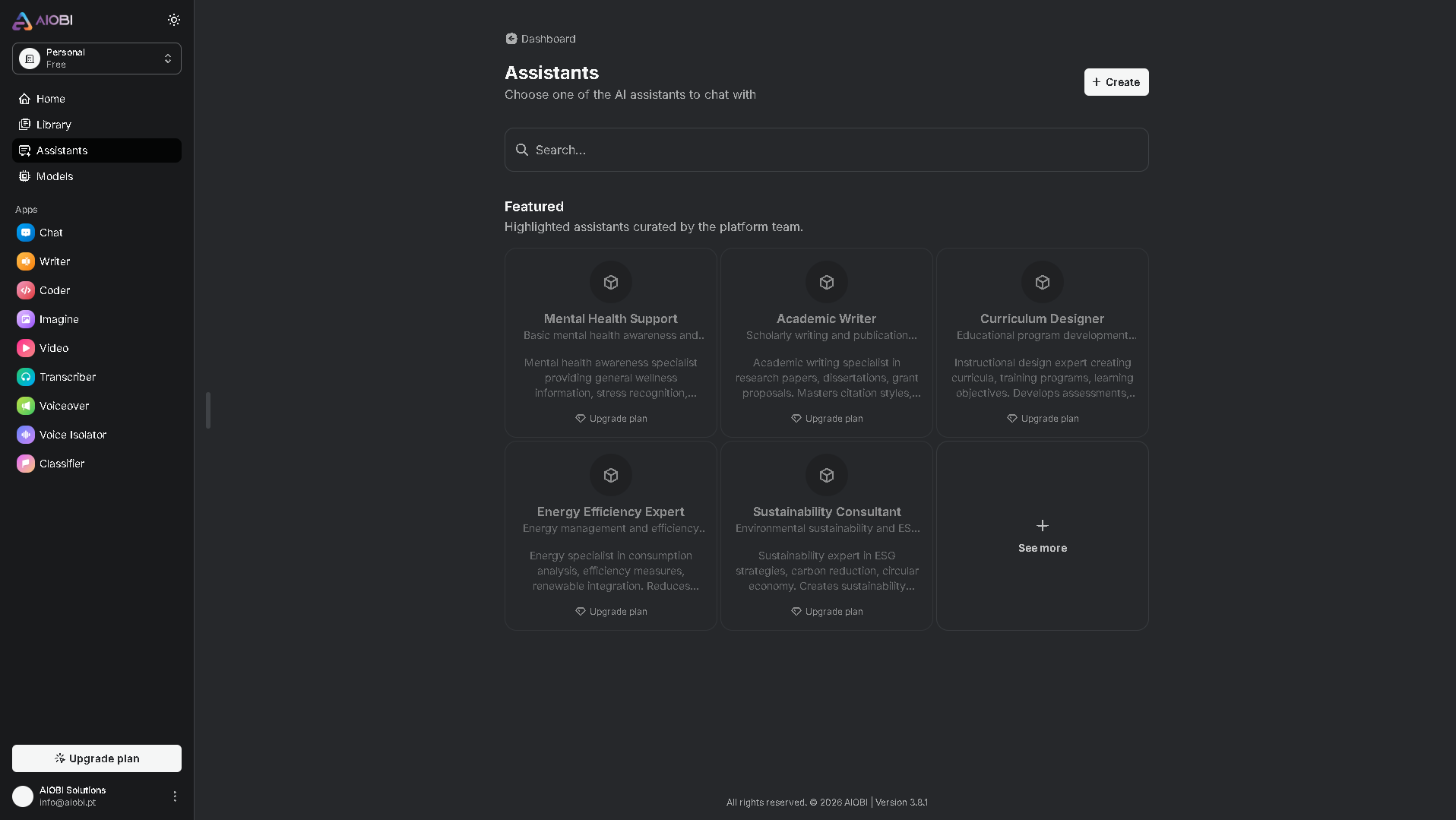 Plataforma AIOBI.AI Screenshot 5