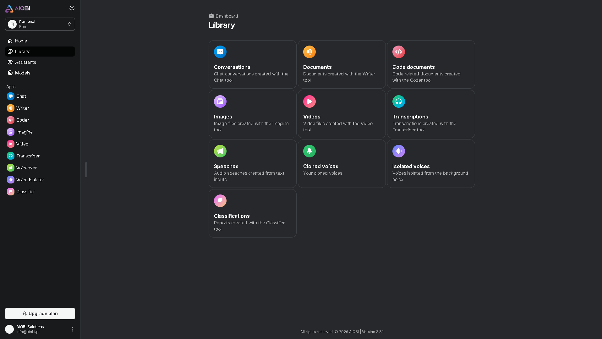 AIOBI.AI Platform Screenshot 4