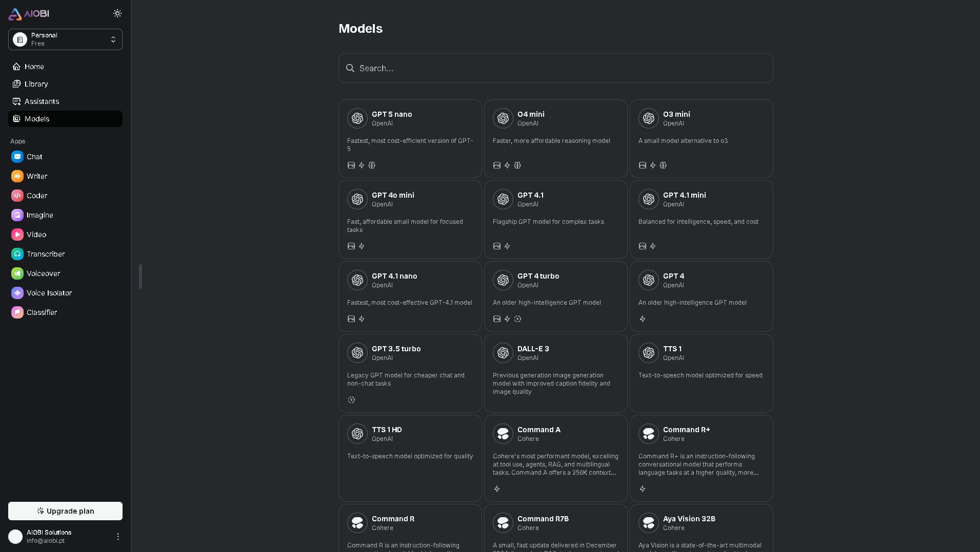 AIOBI.AI Platform Screenshot 7