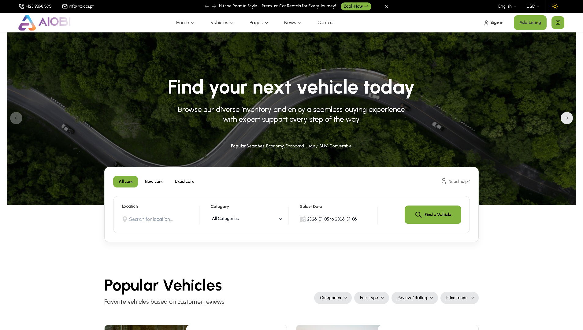 Sistema de Aluguer de Viaturas Screenshot 3