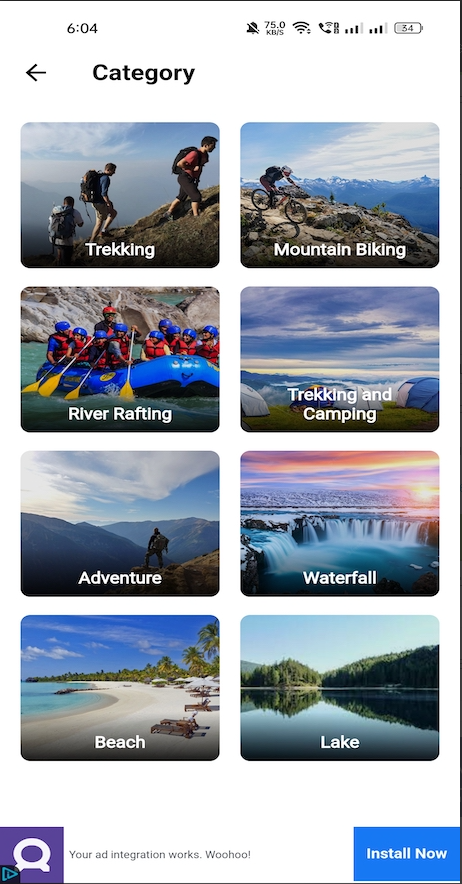 Aplicação Explorar Lugares Screenshot 3