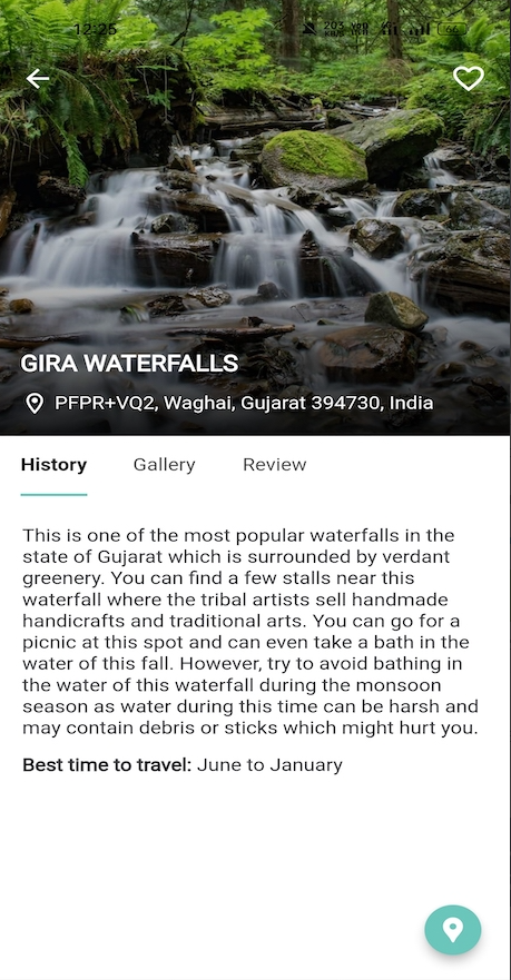 Aplicação Explorar Lugares Screenshot 8