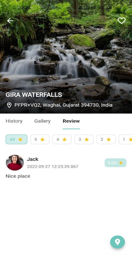 Aplicação Explorar Lugares Screenshot 9