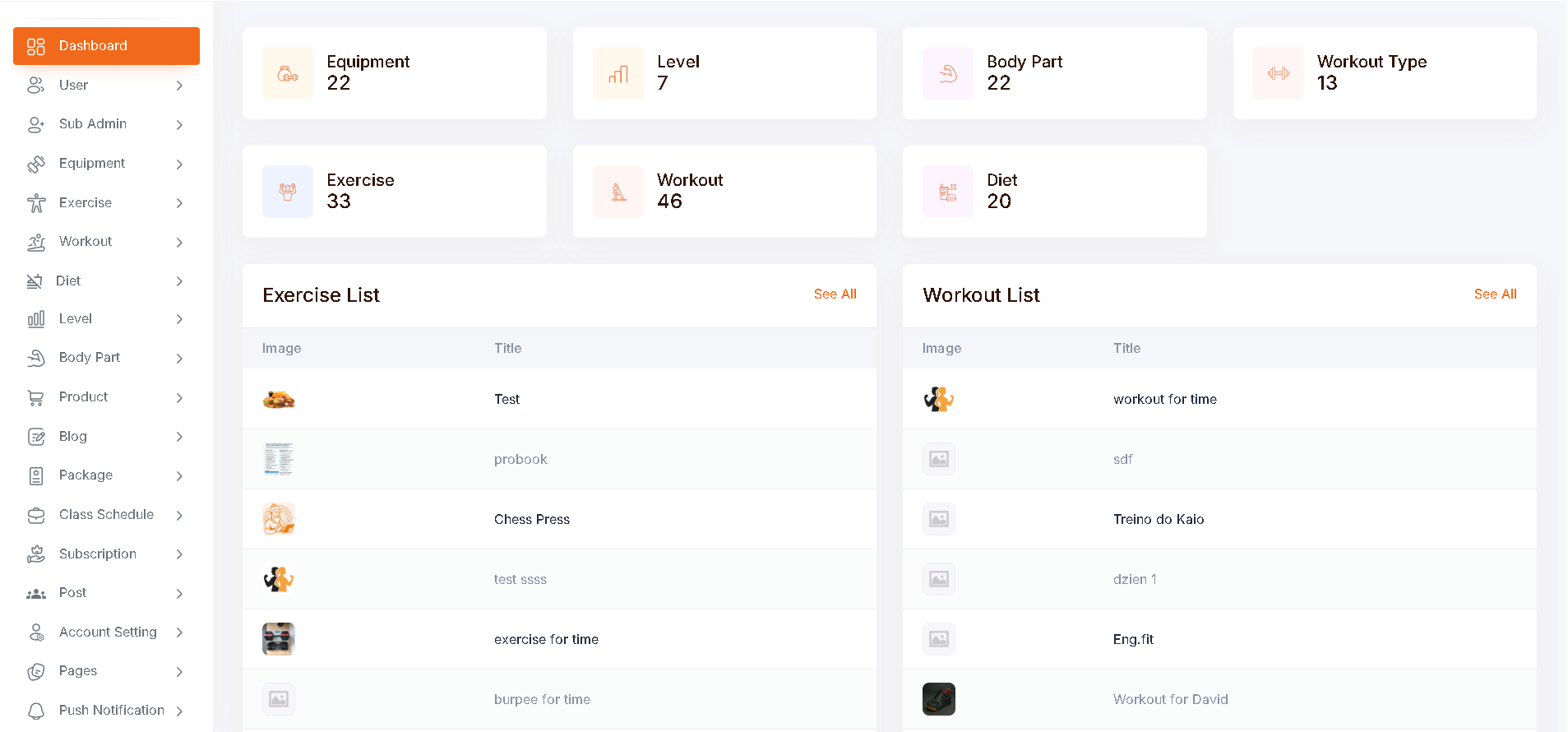 Aplicação Fitness Screenshot 7