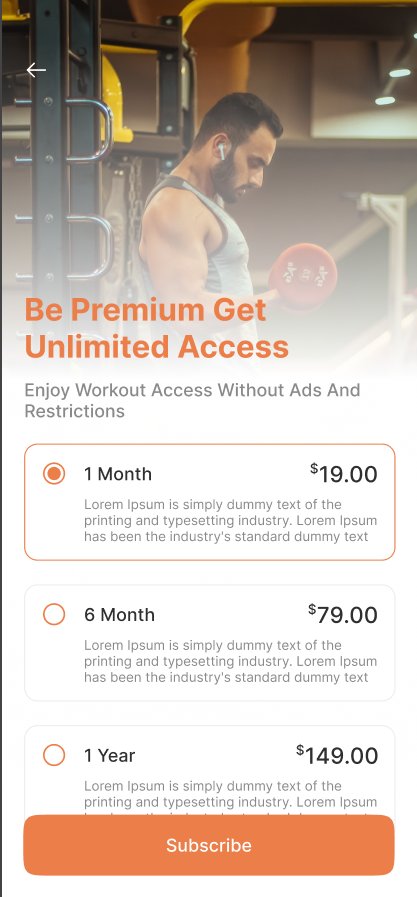 Fitness Mobile App Screenshot 6