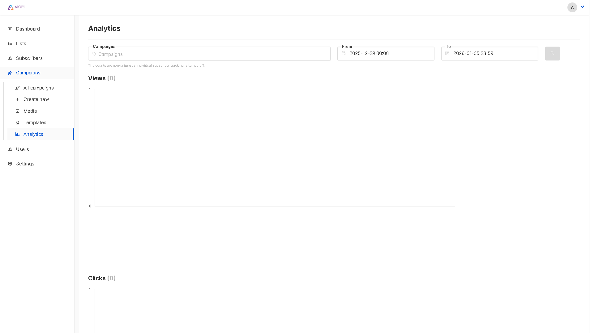 Gestão de Newsletter Screenshot 9