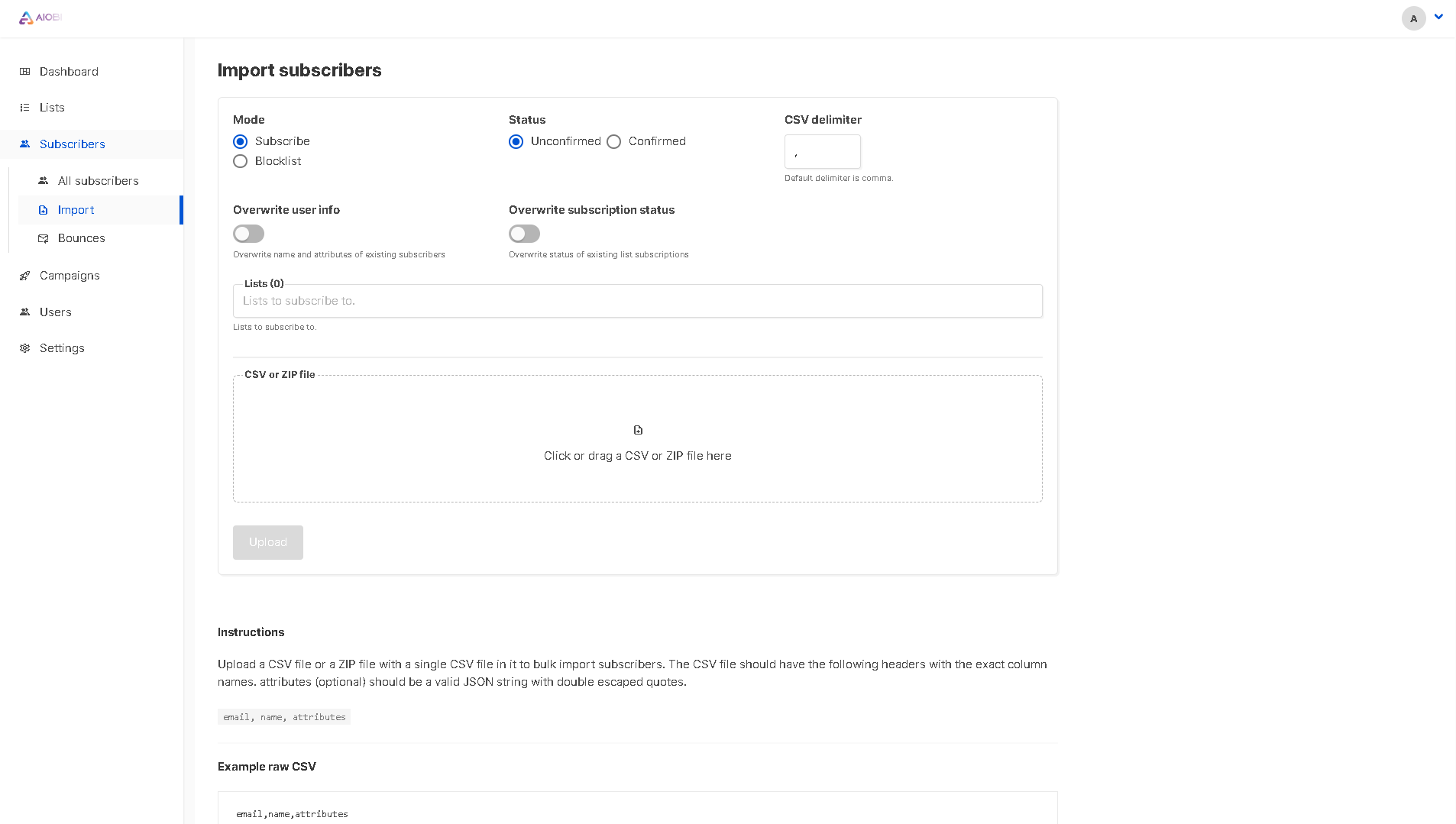 Newsletter Management Screenshot 4